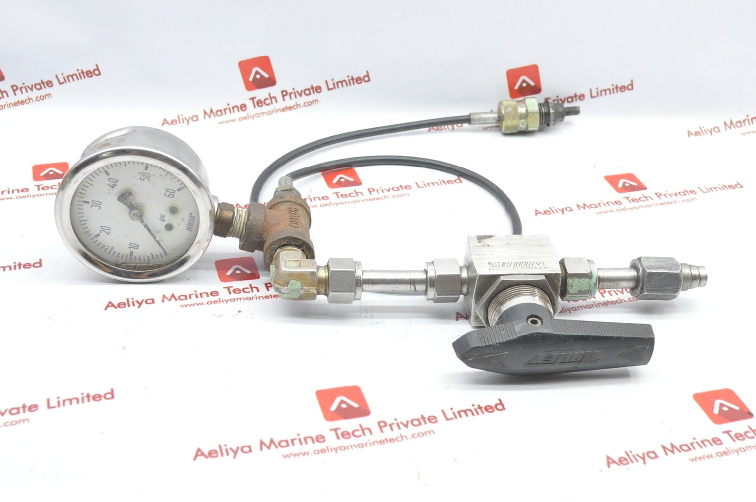 Whitey Ss-44S6 Panel Mount Ball Valve