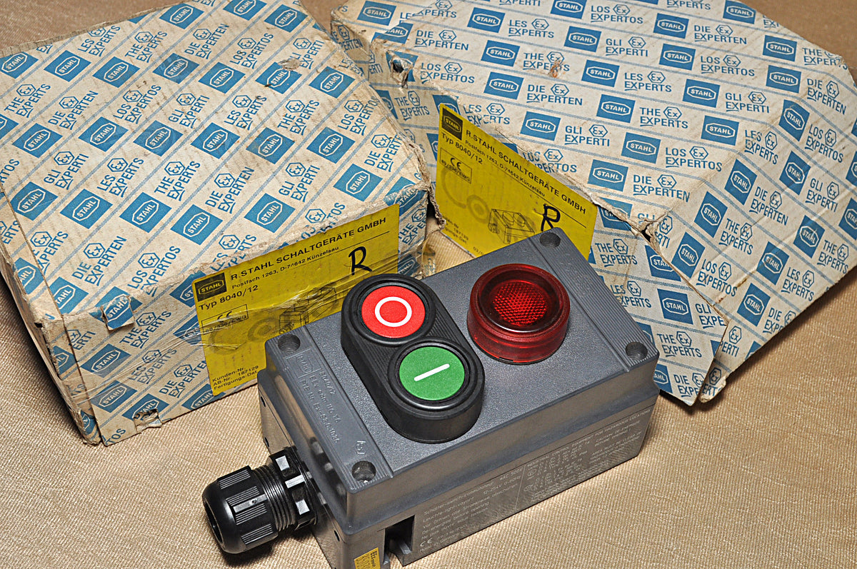R.Stahl 8040/12 Consig Push Button 12-254V