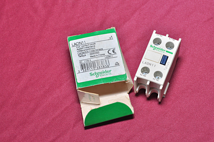 Schneider electric ladn 11 auxiliary contact block