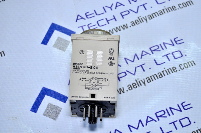 Omron H3Ba-8H-305 Timer Module 24Vdc 5A 250 Vac