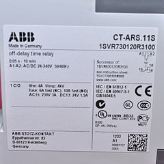 Abb ct ars 11s time relay 1svr730120r3100