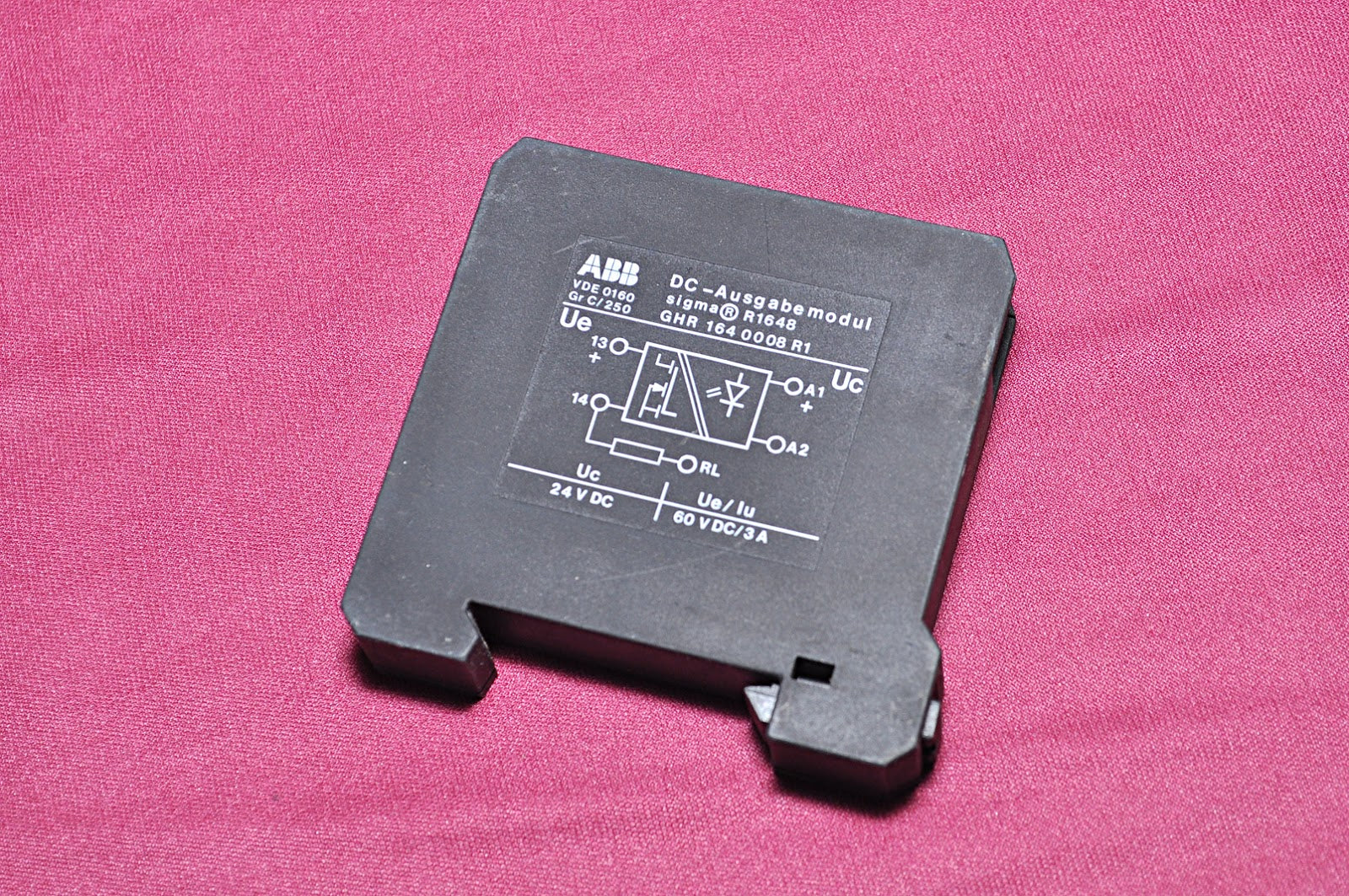 ABB Sigma GHR160008R1 Relay Module 60VDC/3A