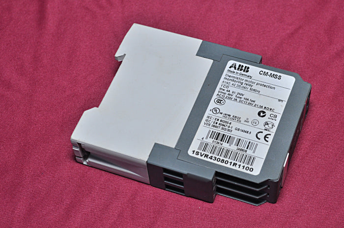 Abb cm-mss 1svr430801r1100 motor protection monitoring relay