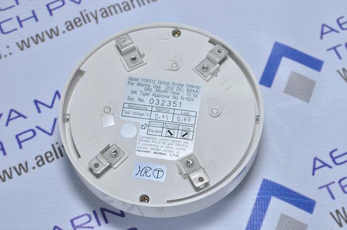 Nohmi Bosai Fdk512 Optical Smoke Detector 