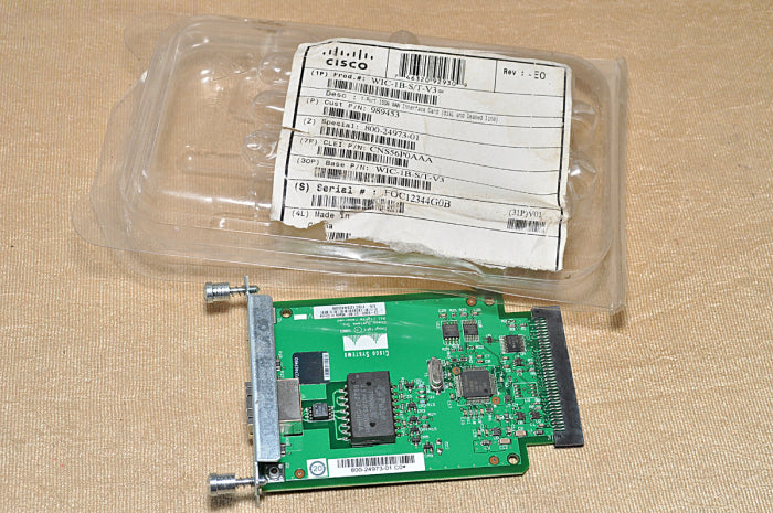 Cisco System Wic-1B-s/T-v3 V01 Isdn Bri S/T 1-port Ison Man Interface Card