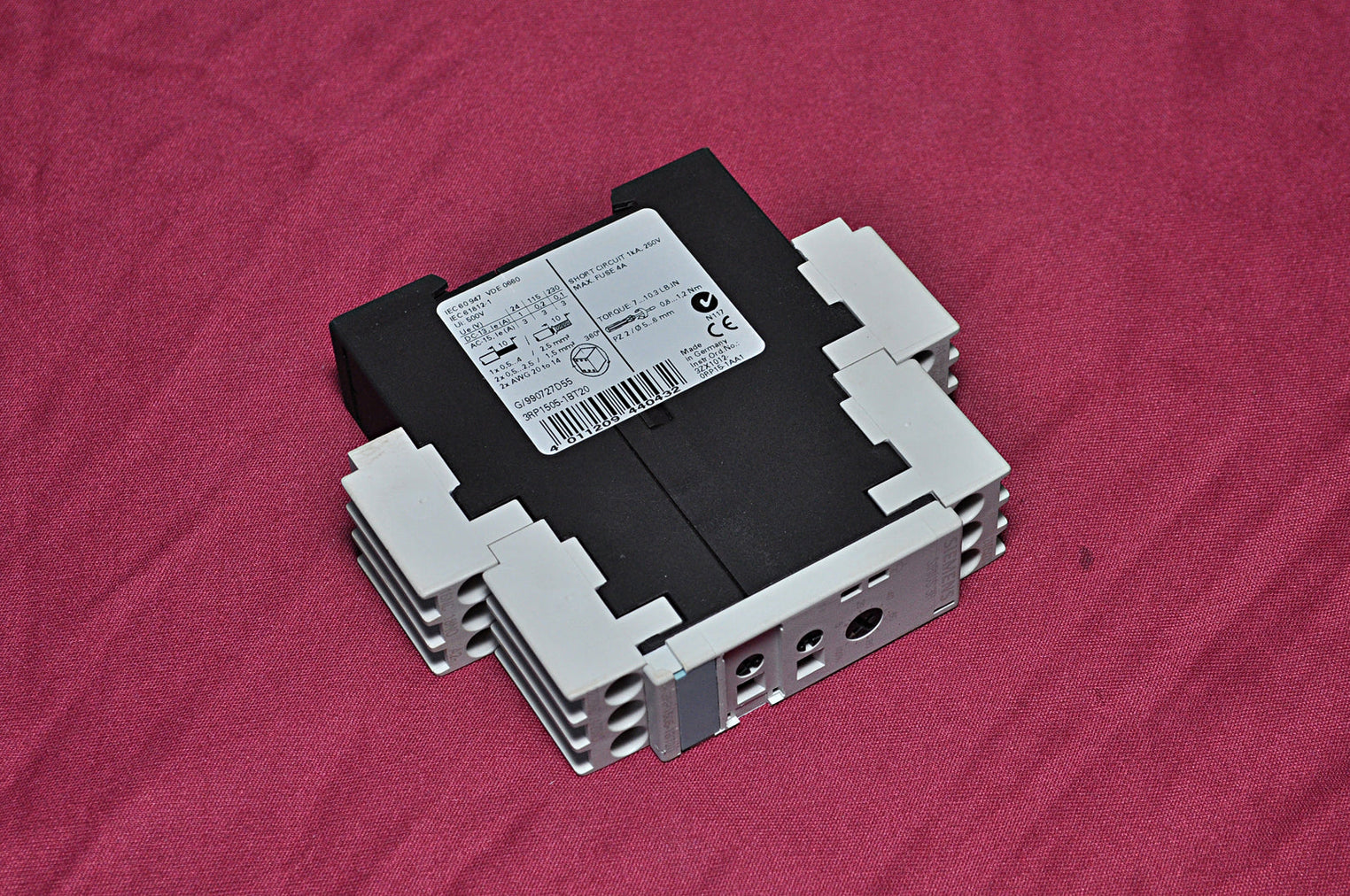 Siemens Sirius 3R 3Rp1505-1Bt20 Multi Function Timer Relay 500V