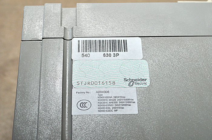 Schneider Electric Ns400-630 Circuit Breaker 500V