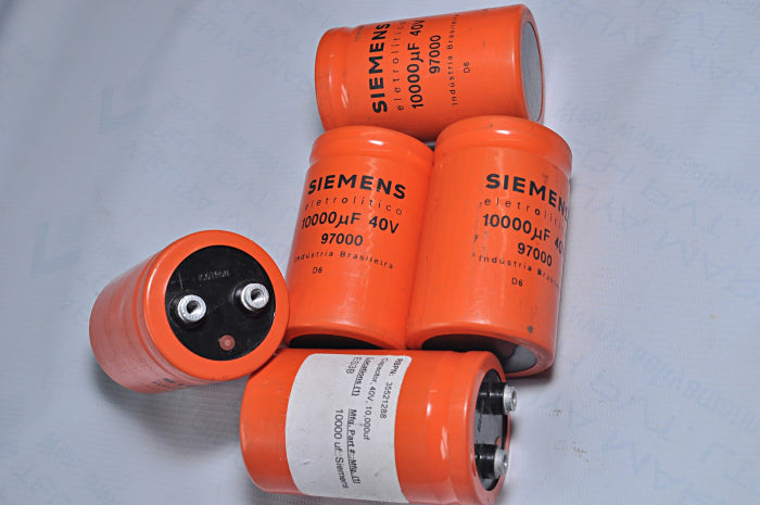 Siemens Eletrolitico 10000 ?F 40V Capacitor