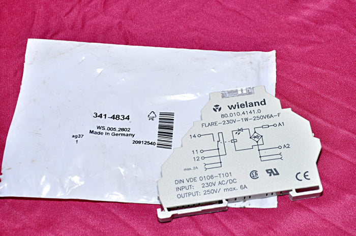 WIELAND 80.010.4141.0 GENERAL PURPOSE RELAYS