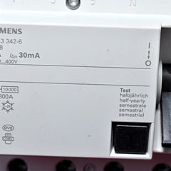 Siemens 5sm33426 current circuit breaker