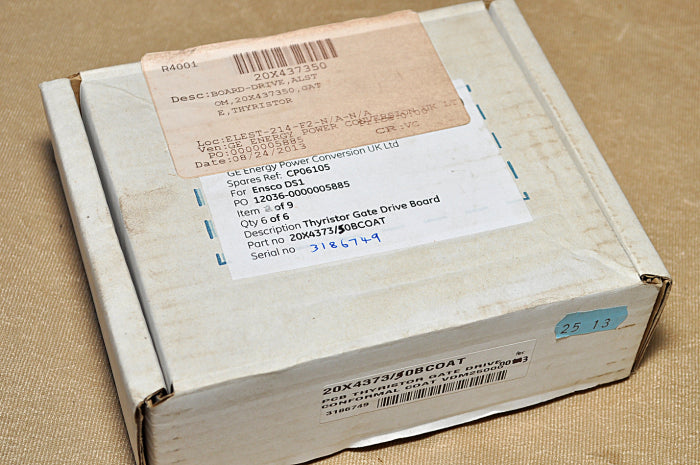 Alstom 20X4373/50Bcoat Thyristor Gate Drive Board Rev: 003