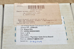 Alstom 20X4373/50Bcoat Thyristor Gate Drive Board Rev: 003