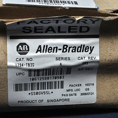 Allen-bradley 1794-tb3s terminal base