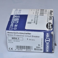 Abl Sursum Ms6.3 Manual Motor Starter