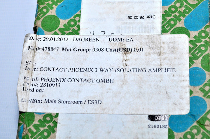 Phoenix Contact Mcr-c-ui-ui-dci Contact