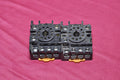 Lot of 2X OMRON PF113A-E 11 Relay Socket 250V 10A