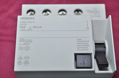 SIEMENS 5SM3 342-6 RCCB CIRCUIT BREAKER 25A