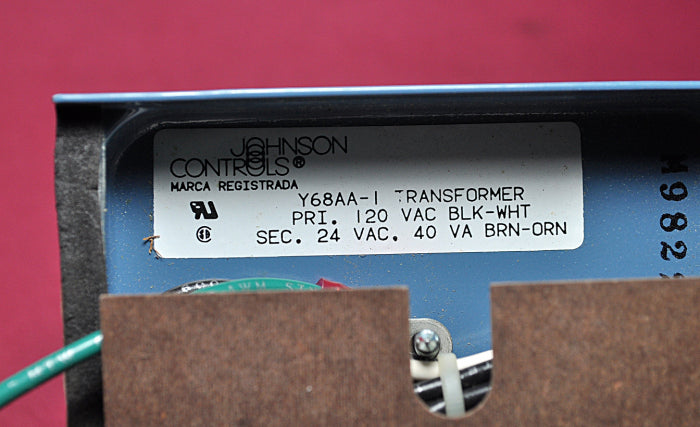 Johnson Controls Y68Aa-1 Transformer