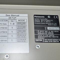 Panasonic wv-cu360cj/g systm controller