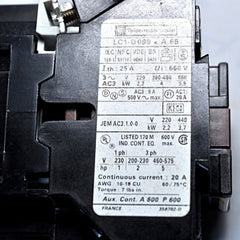 TELEMECANIQUE LC1-D099 A65 CONTACTOR