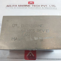 Dtl Engineering Sh0075 Rev D Valve