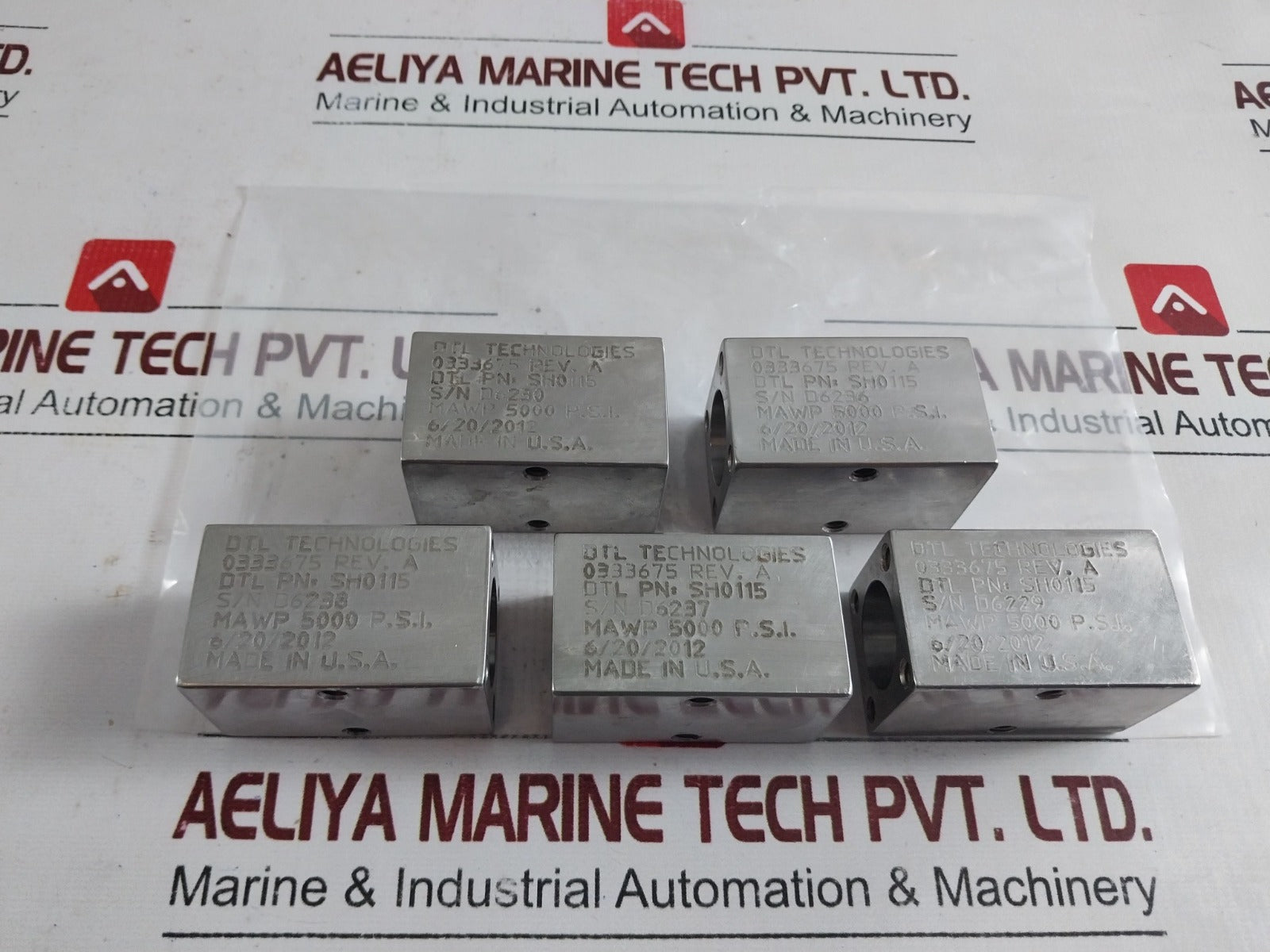 Dtl Technologies Sh0115 Valve 0333675 Rev. A