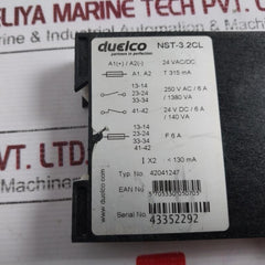 Duelco Nst-3.2Cl Safety Relay 24V Ac/Dc 6A, 5705330050705, T 315Ma