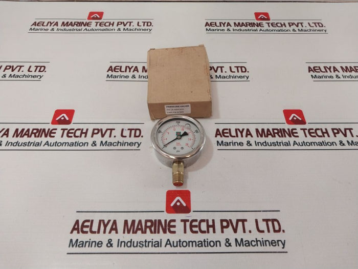 Duro United 25-400Fg02L Pressure Gauge 0-400 Psi 0-28 Bar