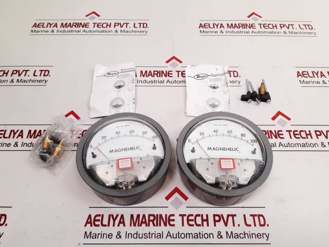Dwyer Magnehelic Bulletin A-27 Differential Pressure Gage