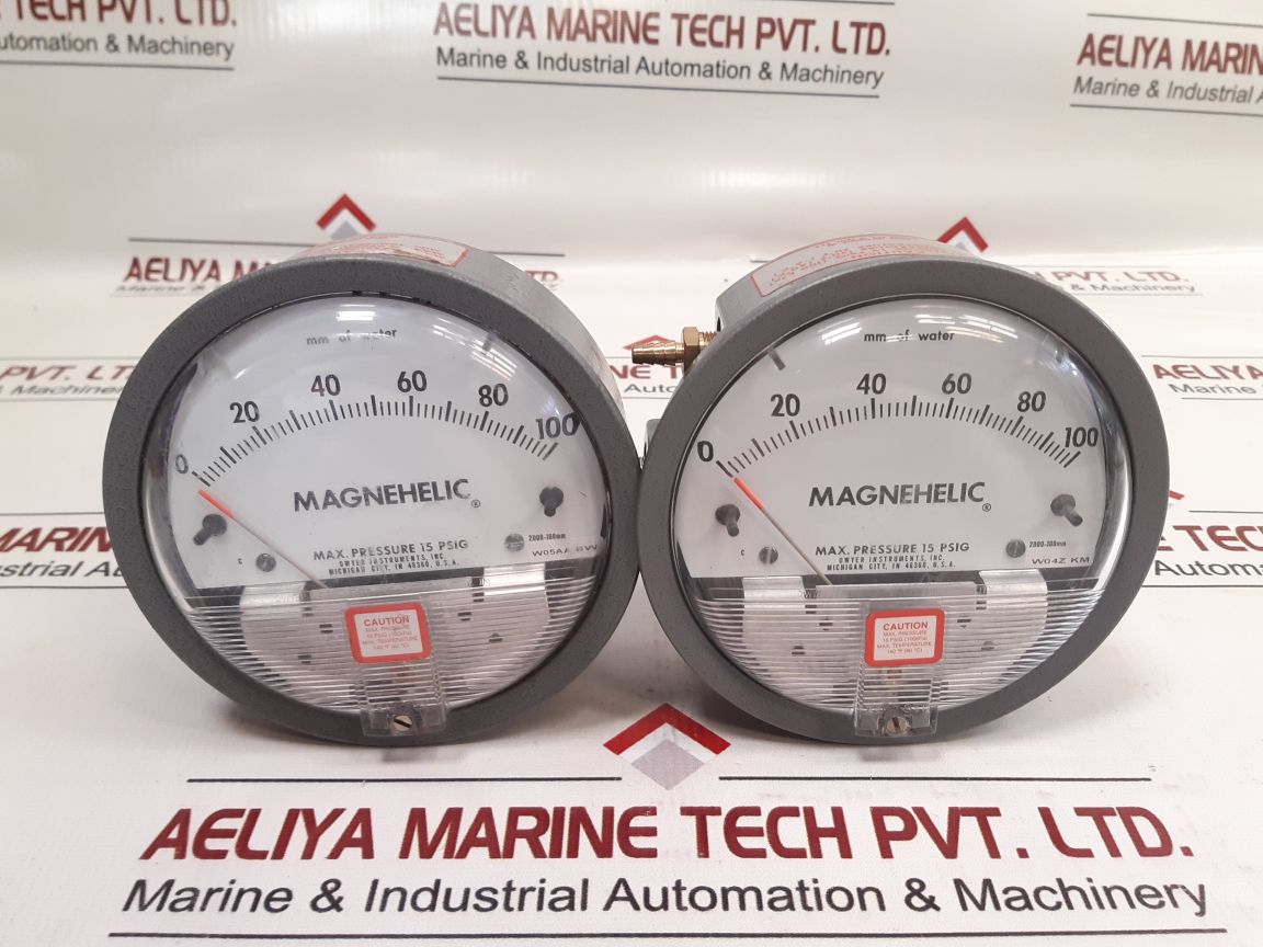 Dwyer Magnehelic Bulletin A-27 Differential Pressure Gauge