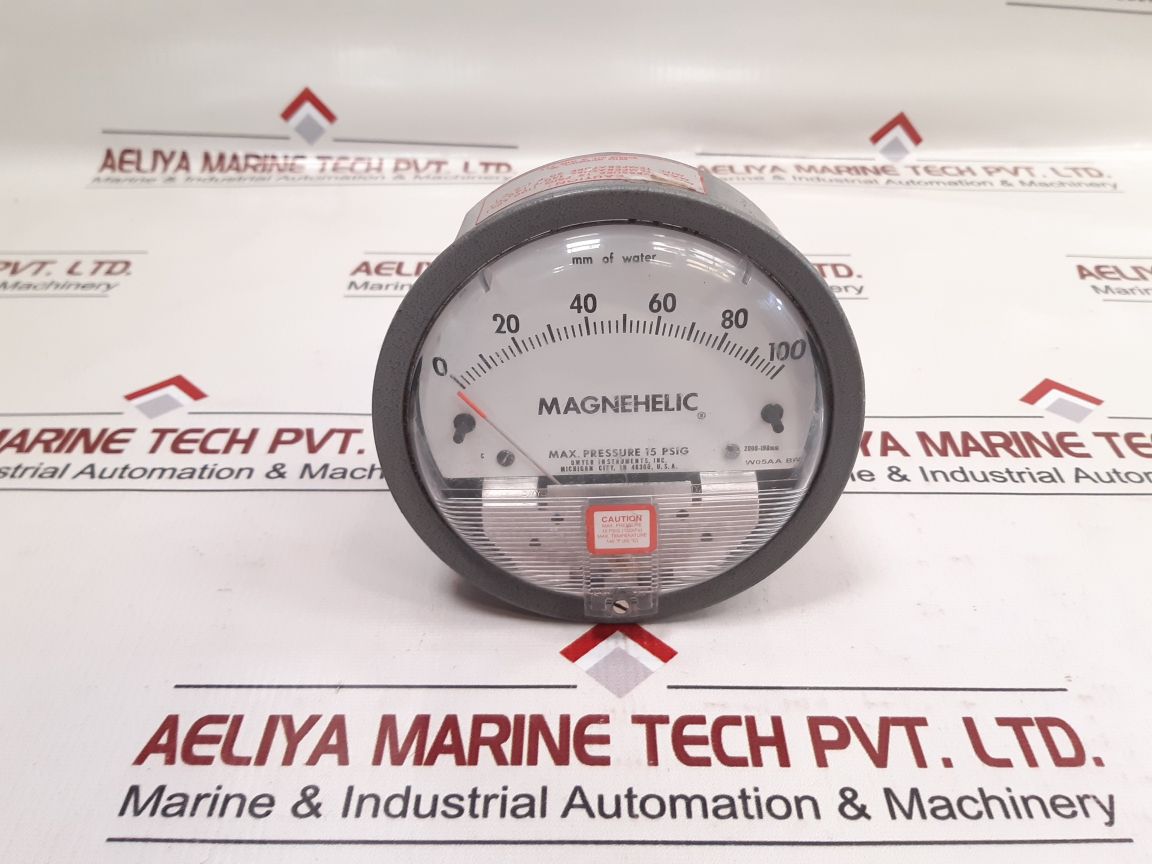 Dwyer Magnehelic Bulletin A-27 Differential Pressure Gauge