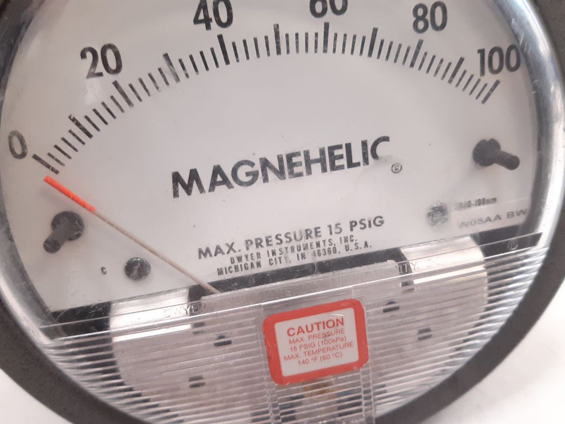 Dwyer Magnehelic Bulletin A-27 Differential Pressure Gauge