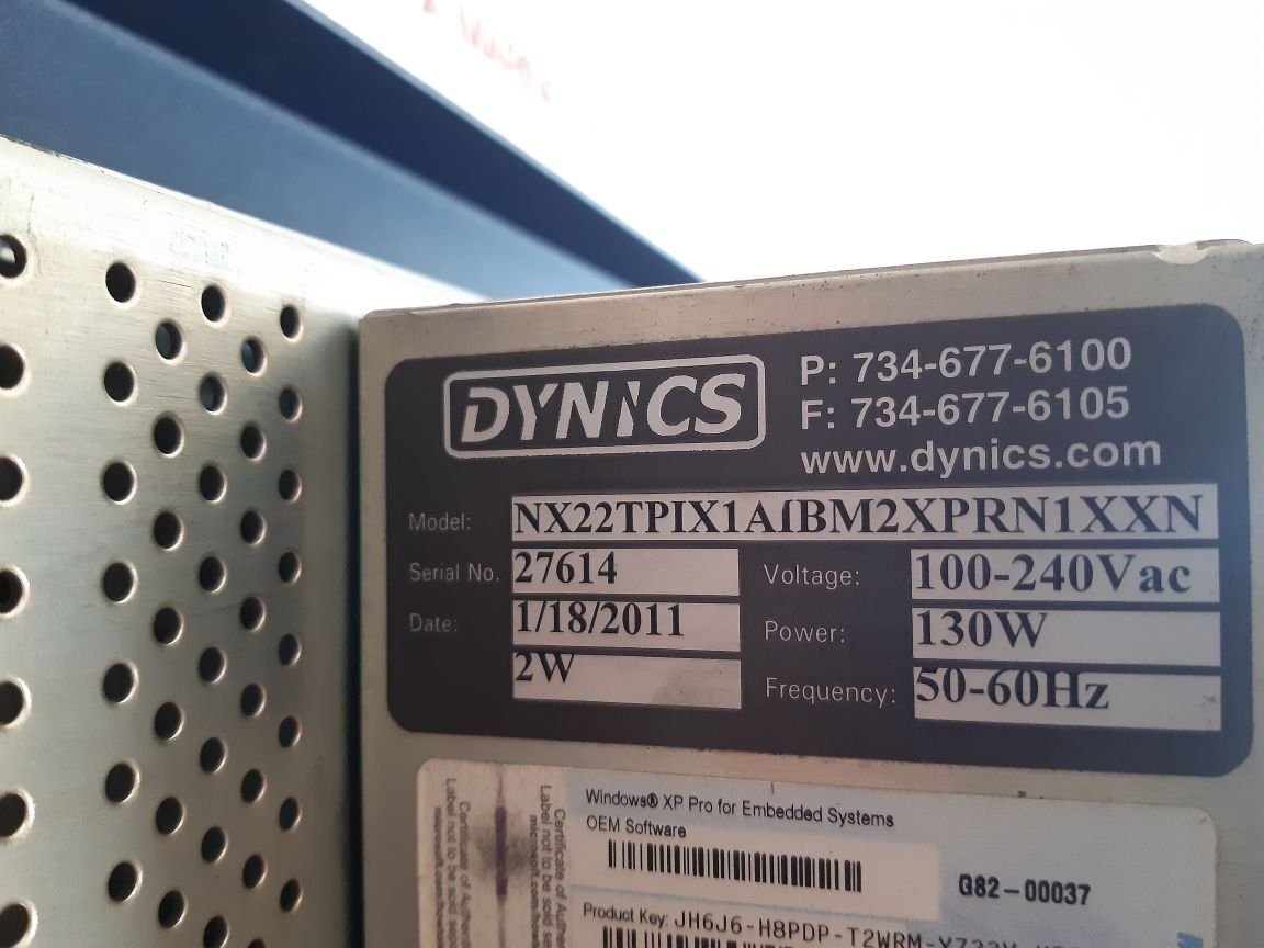 Dynics G82-00037 Industrial Computer