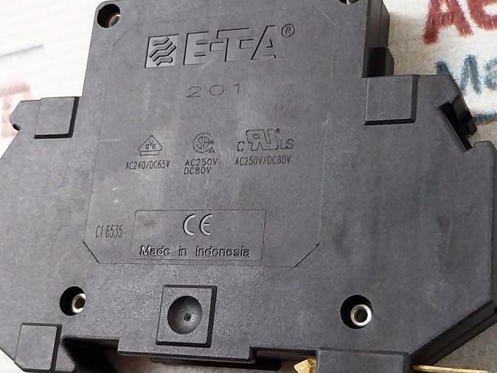 E-t-a 201 Circuit Breaker Ac240/Dc65V 2A