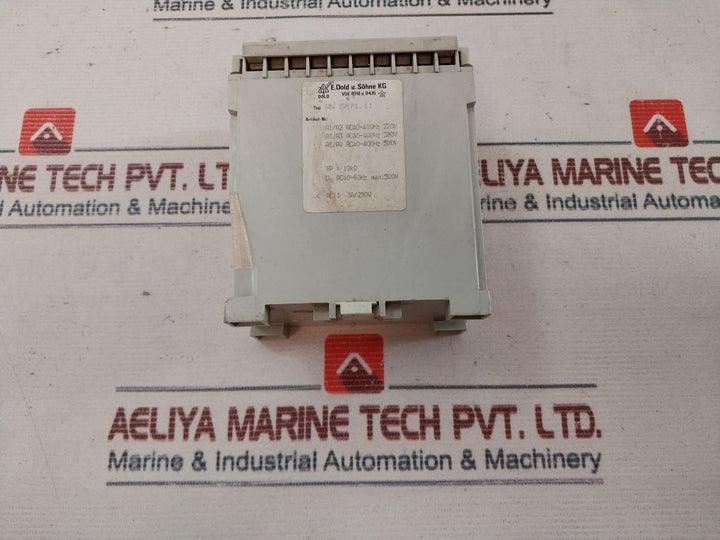E.Dold AN5871.11 Insulation Monitor Varimeter AC40-400Hz 220V 380V
