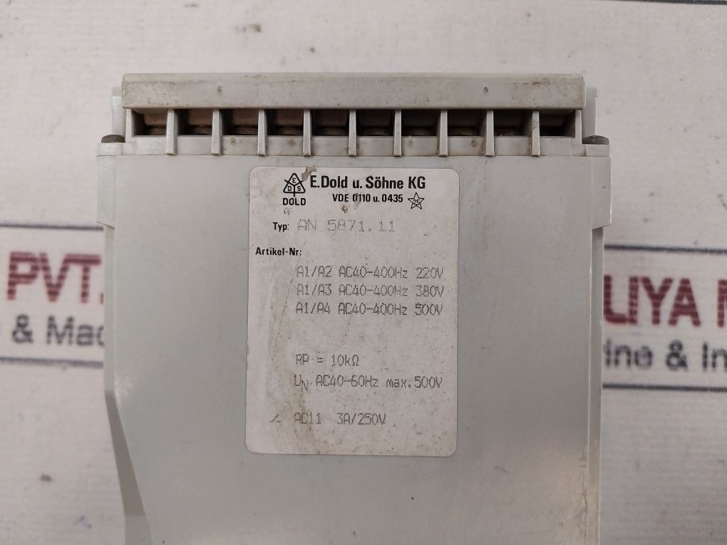 E.Dold AN5871.11 Insulation Monitor Varimeter AC40-400Hz 220V 380V