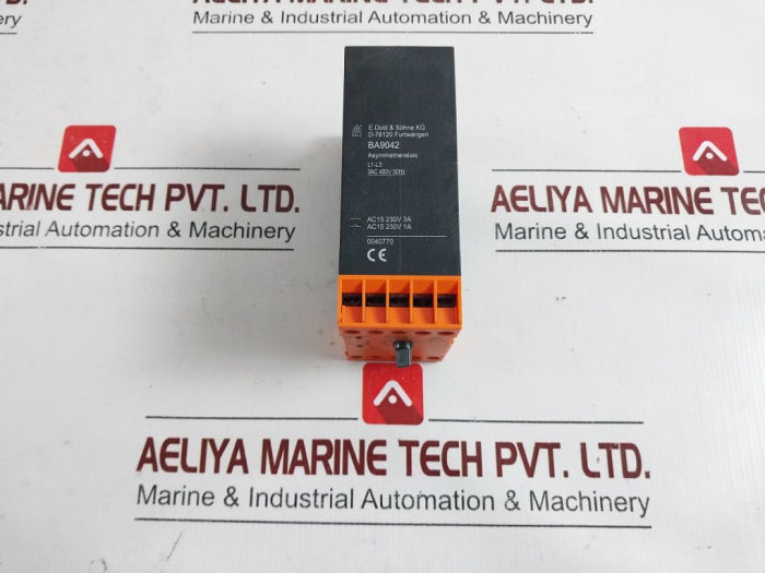 E.Dold & Sohne Ba9042 Unbalance Relay 3Ac 400V 50Hz