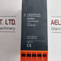 E.Dold & Sohne Ba9042 Unbalance Relay 3Ac 400V 50Hz