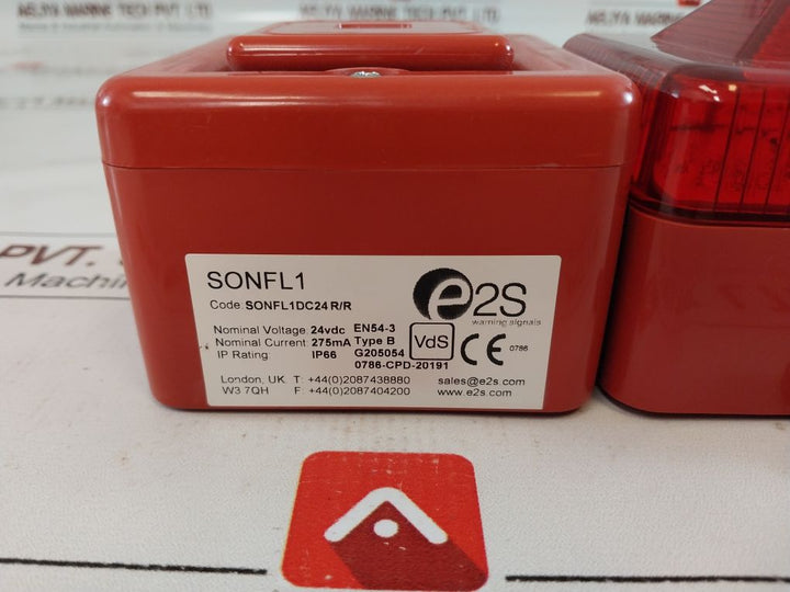 E2S Sonfl1 Warning Signal Sonfl101R 24Vdc