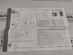 E2S Sonfl1 Warning Signal Sonfl101R 24Vdc