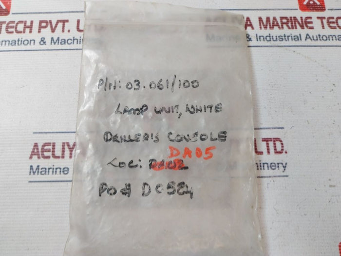 Eao 03-061.001 White Lamp Holder 60V/1.2W