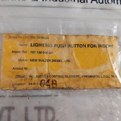 EAO 03-121-013 Lighting Push Button For Insert Module 60V/1.2W