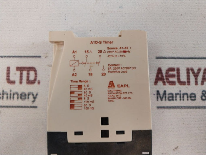 Eapl Ea A1D A1D-s Timer 0-60 S