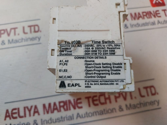 EAPL TS-203B Time Switch 16A 250V AC