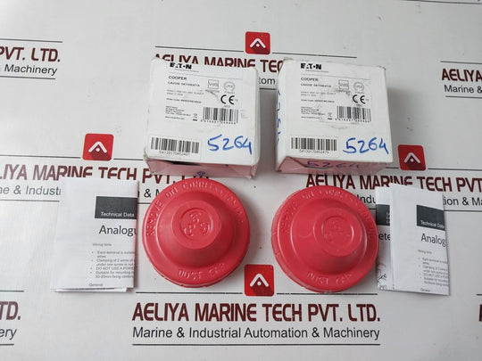 Lot Of 3X Eaton Cah330 Det/Heat/A Heat Detector 24V Dc