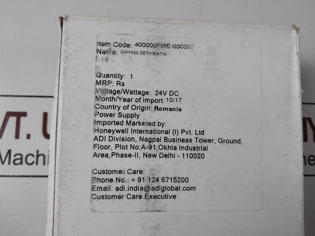Eaton Cah330 Det/Heat/A Heat Detector 24V Dc