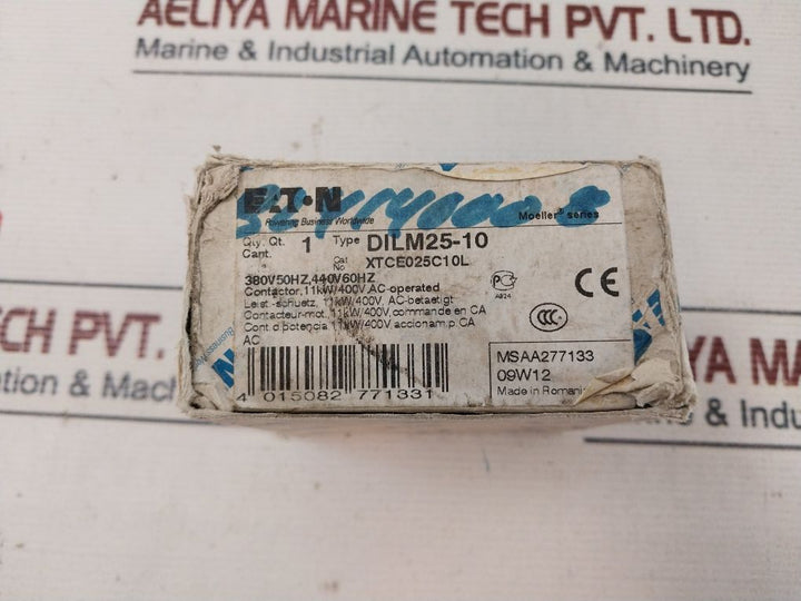 Eaton Dilm25-10 Contactor Moeller Series 3 Pole Break 250v Dc
