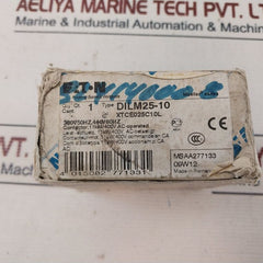 Eaton Dilm25-10 Contactor Moeller Series 3 Pole Break 250v Dc