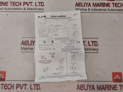 Eaton Cutler-hammer E22B2 Pushbutton Contact Block 690V Ip65