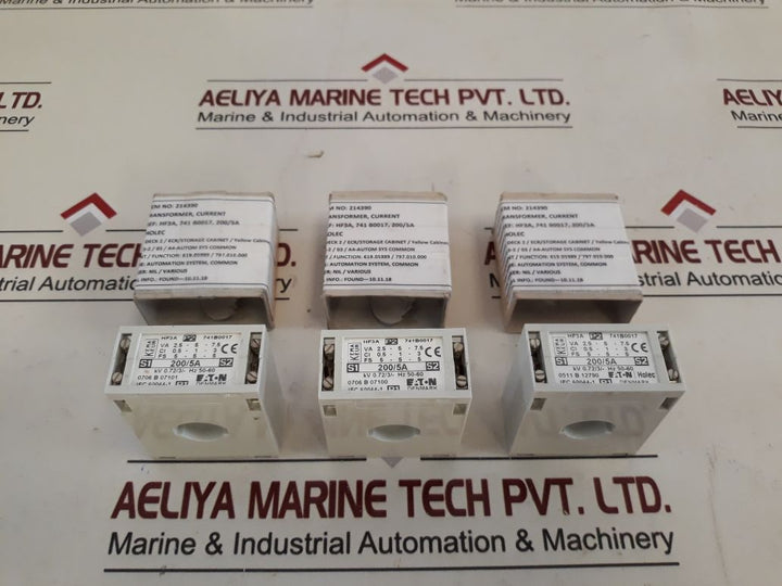Eaton Hf3A Current- Power Transformer 741B0017